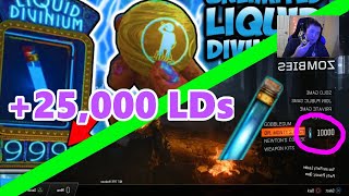 The Absolute BEST BO3 Liquid Divinium GLITCH Ever 20000 LDs in ONE Day [upl. by Aemat]