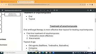 ONCHOMYCHOSIS AND ANTIFUNGAL DRUGS pharmacology online [upl. by Bollen]