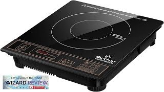 Duxtop 1800W Portable Induction Cooktop Countertop Burner Gold 8100MCBT180G3 Review [upl. by Nathanial]