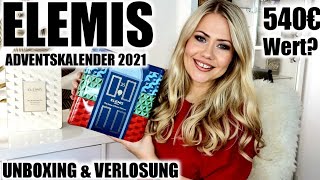 Elemis Adventskalender 2021  Unboxing amp Verlosung [upl. by Millda]