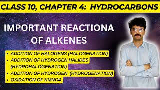 Important reactions of alkenes  chemical properties of alkenes  class 10  mmk chemistry [upl. by Attiuqihc]