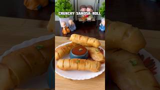 Trending Recipe of Samosa Roll shorts samosa recipe potato crispy trending shortsfeed viral [upl. by Nicolina]