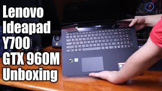 Lenovo Ideapad Y700 Gaming Laptop  Unboxing  GTX 960M [upl. by Poppo]