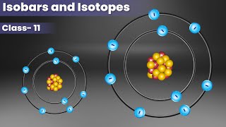 Isobars  Isotopes  Atomic Structure  CBSE Class 11 Chemistry by Elearnin [upl. by Monson]