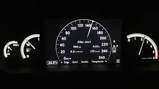 Mercedes S320 CDI 4matic 2008 235PS  Fuel Consumption [upl. by Li310]