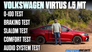 Volkswagen Virtus 15 MT GT Plus Manual  10 RealLife Tests [upl. by Pliner813]