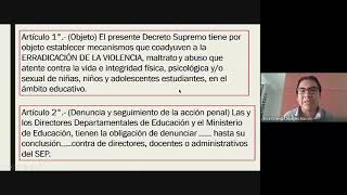 Decreto Supremo 1302 y 1320 [upl. by Naellij]