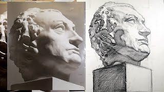 Learn to Draw for the Plaster Head of the Gattamelata [upl. by Lourie]