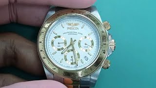 How To Replace The Battery a INVICTA Chronograph Watch  SolimBD [upl. by Togram843]