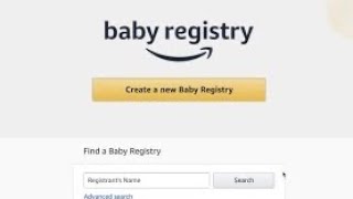 Amazon Baby Registry Setup amp Detailed Overview [upl. by Biggs]