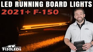 2021 F150 LED RUNNING BOARD LIGHTS INSTALLATION From F150LEDScom [upl. by Kensell173]