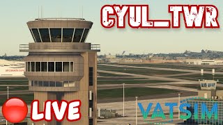 24H OF VATSIM EVENT VATSIM ATC LIVE  MSFS  CYULTWR  ENFR  46 [upl. by Land]