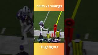 colts vs vikingsnfl nflfootball highlights bobbyprankster [upl. by Atinaw]