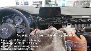 Disassemble Mazda CX 5 panel and CMU [upl. by Arvin]