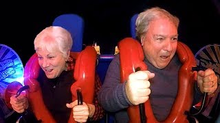 Old Couples  Funny Slingshot Ride Compilation [upl. by Eenitsed370]