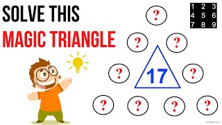 Solve This Magic Triangle [upl. by Tiphany]