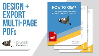 Design and Export a MultiPage PDF in GIMP 210 [upl. by Earley]