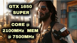 Zotac GTX 1650 super OC overclock vs Stock speed [upl. by Ecirbaf564]