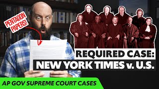 New York Times v United States EXPLAINED AP Gov Required Cases [upl. by Elimay]