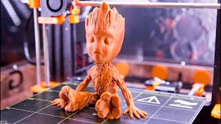 Baby Groot  3D Printing Time Lapse [upl. by Elvina763]