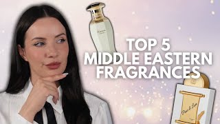 TOP 5 AFFORDABLE MIDDLE EASTERN FRAGRANCES [upl. by Yona]