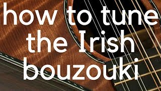 How to tune an Irish bouzouki [upl. by Elvah364]