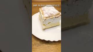 How to Make Cremeschnitte 🍰✨ Easy amp Creamy Dessert Recipe [upl. by Greyso481]