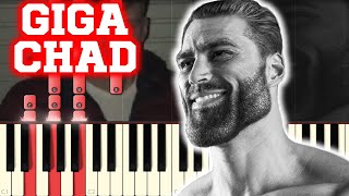 Gigachad Song Piano Cover [upl. by Oal]