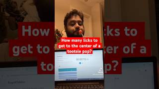 How many licks to get to the center of a Tootsie Pop fyp shorts review [upl. by Ney]