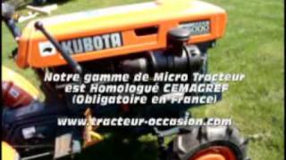 Micro Tracteur Kubota B5000 chez TDO wwwtracteuroccasioncom [upl. by Kelby]