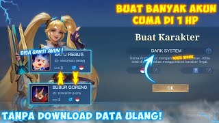 CARA MEMBUAT AKUN BARU MOBILE LEGEND TERBARU  CARA BUAT AKUN ML TANPA DOWNLOAD DATA TERBARU 2023 [upl. by Alithia38]