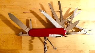 Swiss Champ Knife Functions [upl. by Marzi]