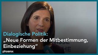 GrünenParteitag Interview mit Katrin GöringEckardt [upl. by Hadrian]