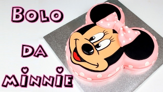 Bolo da Minnie  Como Fazer Bolo da Minnie  How To Make a Minnie Cake  Cakepedia [upl. by Erdnassac]