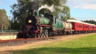 BB18 ¼ 1089  Steam Train Sunday  July 2013  Pinkenba Branch [upl. by Ailedamla]