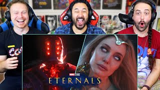 ETERNALS FINAL TRAILER REACTION Marvel Studios  Breakdown  Celestials [upl. by Ramon297]