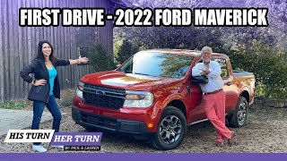 2022 Ford Maverick First Drive  His Turn  Her Turn [upl. by Ailecra]