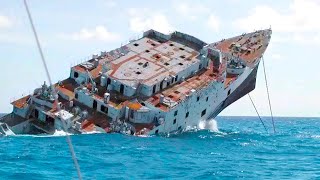 15 Sinking Ships Caught On Camera [upl. by Mcnalley777]