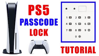 PS5 Passcode Lock  How to Set Playstation 5 Password Pin Lock for User Accounts [upl. by Lairret]