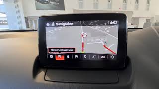 Mazda Sat Nav  Cancelling A Route and Waypoint Tutorial [upl. by Sheridan179]