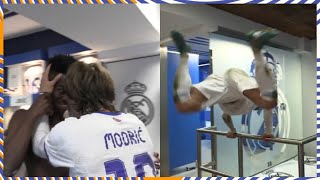 Modrić GOES CRAZY after WINNING against PSG  Champions League [upl. by Esor]