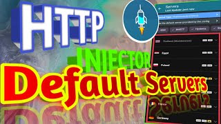 How to Set Up HTTP Injector Default Servers Quick Tutorial [upl. by Burnley]