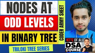 Nodes at Odd Levels in Binary Tree  Nodes at Odd Levels  How to Find Nodes at Odd Levels [upl. by Enayd]