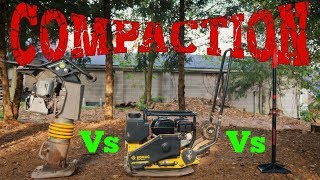 Compaction  Jumping Jack Vs Plate Compactor Vs Hand Tamper [upl. by Rodmann]