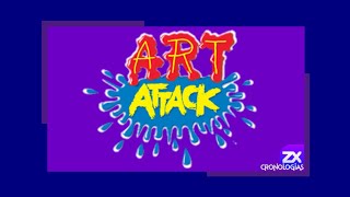 Chronology of Intros of “Art Attackquot 19892015 [upl. by Suedama278]