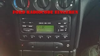 Ford Radio Code eingeben [upl. by Bunker144]