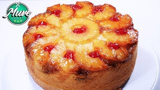 Torta o volteado de piña súper esponjosa y fácil  Muve Flavors [upl. by Tolmann]