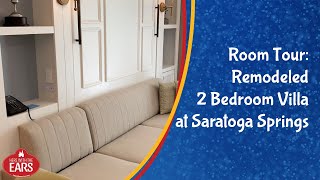 Saratoga Springs  Newly Remodeled 2 Bedroom Villa  Room Tour [upl. by Ettenna]