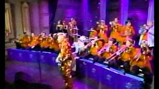 The Brian Setzer Orchestra  Gettin In The Mood amp Hawaii FiveO Late Night [upl. by Nivac]