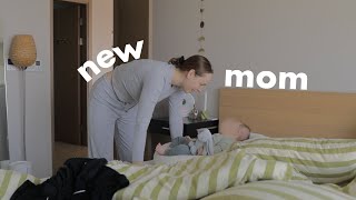 24 hours of my life as a new mom ☕️ newborn life housework amp daily routine [upl. by Towland978]